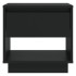 Mesita de noche madera contrachapada negro 45x34x44