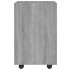 Armario auxiliar con ruedas contrachapado gris 33x38x60