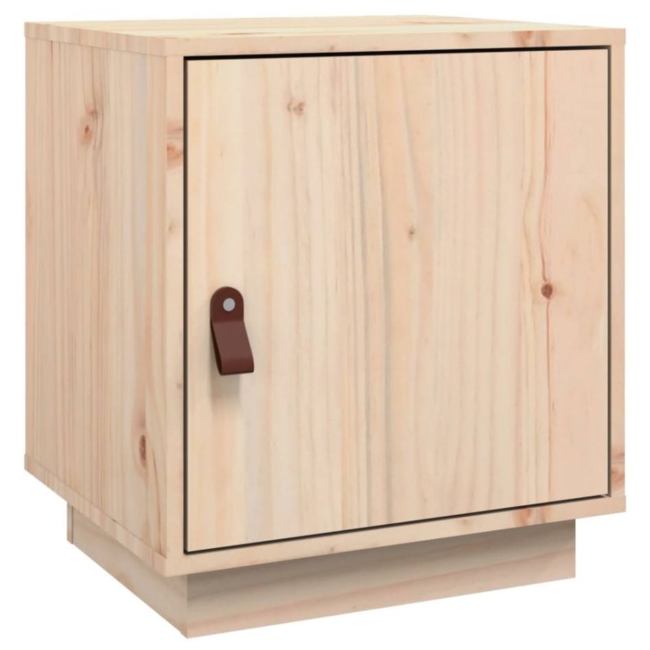 Mesita de noche madera maciza de pino 40x34x45