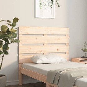 Cabecero de cama madera maciza de pino 90x3x80