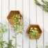 Jardineras de pared 2 uds acero corten oxidado 30x10x25