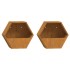 Jardineras de pared 2 uds acero corten oxidado 30x10x25