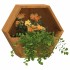 Jardineras de pared 2 uds acero corten oxidado 30x10x25