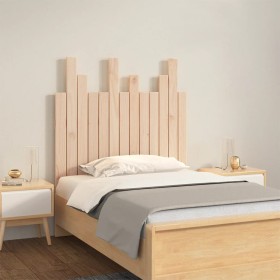 Cabecero de cama de pared madera maciza de pino 82,5x3x80