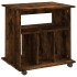Armario ruedas madera contrachapada roble ahumado 60x45x60