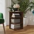 Mueble auxiliar madera contrachapada roble marrón 35x35x55