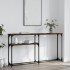Mesa consola madera de ingeniería roble ahumado 145x22,5x75