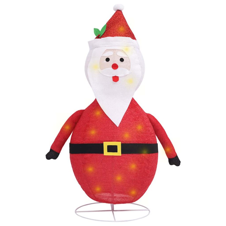 Papá Noel de Navidad decorativo con LED tela lujosa 120