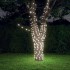 Tiras de luces solares LED 2 uds blanco frío