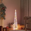Cono de luz LED decorativo acrílico multicolor 90 cm