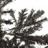 Árbol de Navidad delgado negro 210