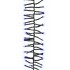 Tira de luces de racimo con 1000 LED PVC azul 11