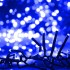 Tira de luces de racimo con 1000 LED PVC azul 11