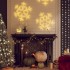 Figura de Navidad copo de nieve 144 LEDs blanco cálido 59x59