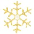 Figura de Navidad copo de nieve 144 LEDs blanco cálido 59x59