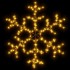 Figura de Navidad copo de nieve 144 LEDs blanco cálido 59x59