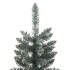 Árbol Navidad artificial estrecho con soporte PVC verde 180