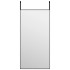 Espejo de puerta cristal y aluminio negro 40x80