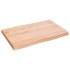 Tablero mesa madera tratada borde natural marrón 60x40x(2-4)