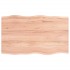 Tablero mesa madera tratada roble borde natural 100x60x2