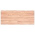 Tablero mesa madera tratada borde natural marrón