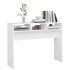 Mesa consola madera de ingeniería blanco 105x30x80