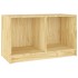Mueble de TV de madera maciza de pino 70x33x42