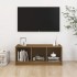 Mueble de TV de madera maciza pino marrón miel 104x33x41