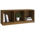 Mueble de TV de madera maciza pino marrón miel 104x33x41