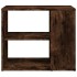Armario auxiliar madera contrachapada roble ahumado 60x30x50