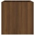 Jardinera de madera contrachapada marrón roble 40x40x40