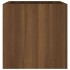 Jardinera de madera contrachapada marrón roble 40x40x40