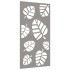 Adorno de pared de jardín acero corten diseño de hoja 105x55