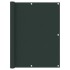 Toldo para balcón tela oxford verde oscuro 120x600