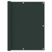 Toldo para balcón tela oxford verde oscuro 120x600 cm