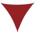 Toldo de vela triangular tela Oxford rojo 4,5x4,5x4,5