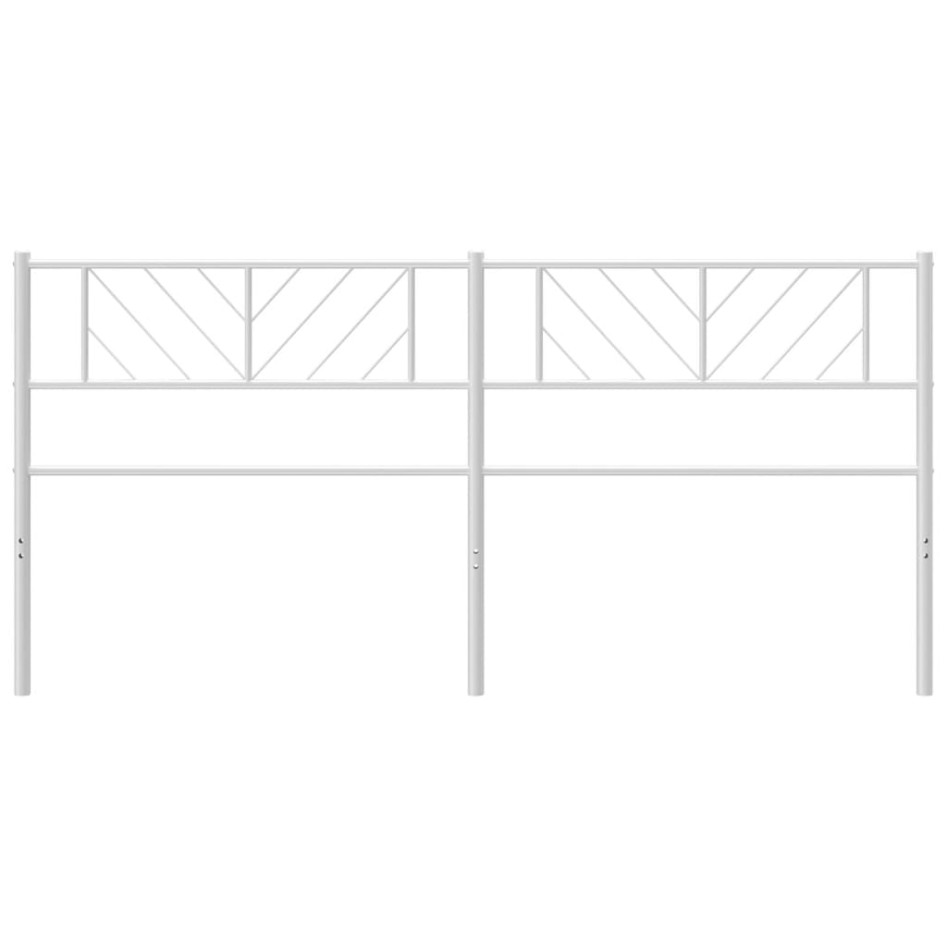 Cabecero de metal blanco 200