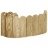 Rollos de borde de jardín 3 uds madera pino impregnada 120