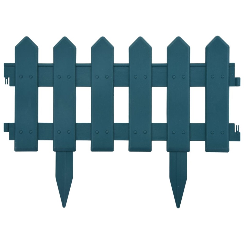 Bordes de jardín 25 unidades PP verde 10