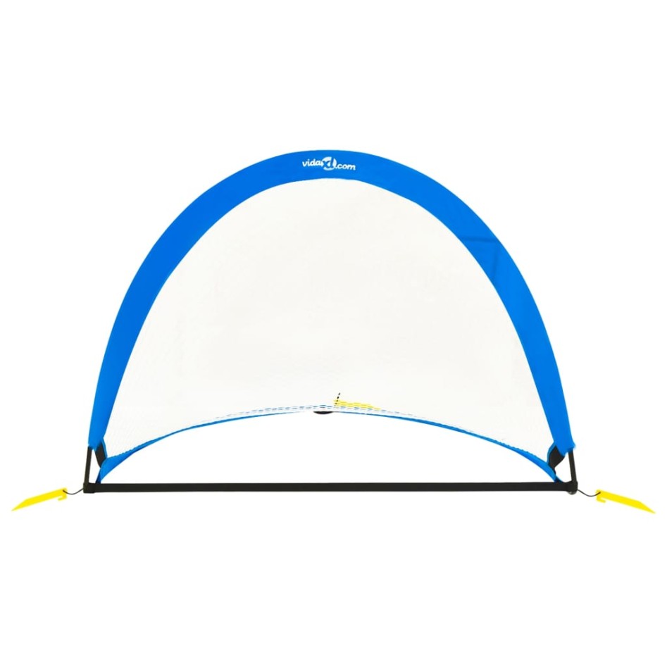 Portería de fútbol niños 2 uds bolsa almacenaje 119x82x84,5