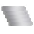 Cercas para el césped 5 piezas acero galvanizado 100x19