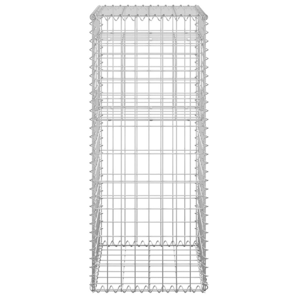 Cesta poste de gaviones de hierro 40x40x100