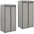 Armarios 2 unidades gris 75x50x160