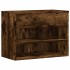Banco zapatero madera contrachapada roble ahumado 60x30x45