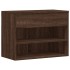 Banco zapatero madera contrachapada roble marrón 60x30x45