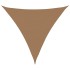 Toldo de vela HDPE gris taupe 160 g/m² 6x6x6