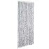 Cortina mosquitera blanco y gris chenilla 56x200