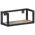 Estantes de pared 2 unidades 40 cm madera maciza