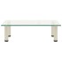 Mueble para TV de vidrio templado transparente 60x35x17