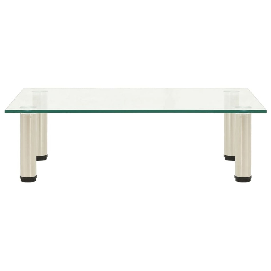 Mueble para TV de vidrio templado transparente 60x35x17